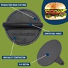 Vacmaster Cast Iron Burger Press Smasher, 6.25 Inch Diameter, Commercial