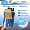 MIFFLIN Passport Holders (Clear, 10 Pack), Extra Large (XXL) ID