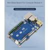Mini Base Board for Raspberry Pi Compute Module 4, with