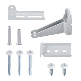 Storm Door Closer Bracket in White Color for Larson, Pella, Anderson, emco Storm Door Replacement Parts, Storm Door Repair Kit 1 Set