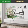 Barkan Long TV Wall Mount, 13-65 inch Full Motion Articulating