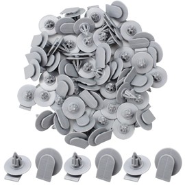 wocpvm 50pcs Wheel Arch Trim Clips Side Moulding and Wheel Arch Clips for Mini One COOPER S R50 R52 R53 R55 R56 Grey Plastic Exterior