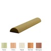 EWHR11 Half Round Moulding Trim, 3/8" x 3/4", Red Oak,