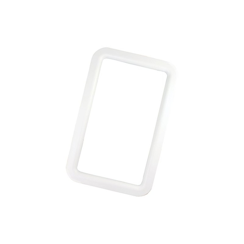 JR Products 11011 White RV Deluxe Entry Door Window Frame