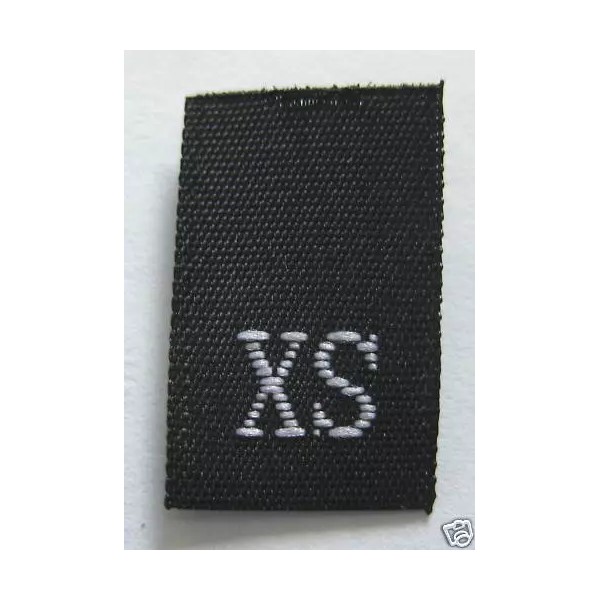 Sean Label 1000 pcs WOVEN CLOTHING SEWING GARMENT LABEL SIZE