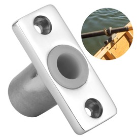 Oar Lock Holder 316 Stainless Steel Top Mount Oar Lock Socket Paddle Accessories T‑Shaped Bracket for Marine Yacht