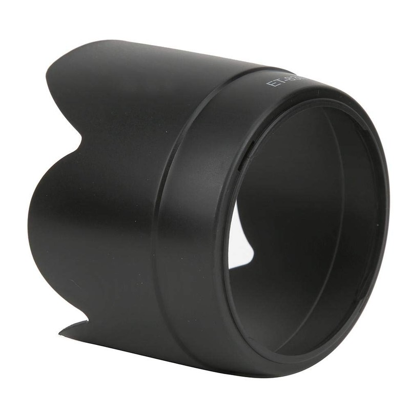 Lens Hood, 2Pcs ET-83II Plastic Camera Lens Hood Mount Replacement