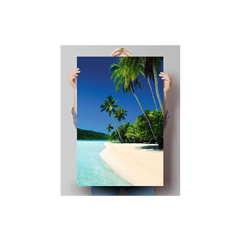 REINDERS Poster Dream Beach Paper 61 x 91.5 cm Blue