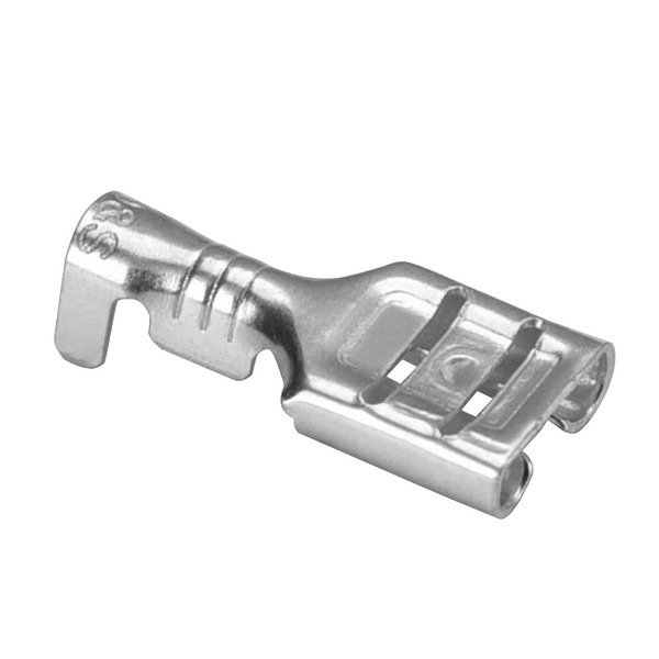 Heschen Female Spade Quick Splice Crimp Terminals, 6.3mm Crimp Connector,