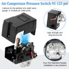 LF10-4H Air Compressor Pressure Switch 95-125 PSI, 20A 4 Port