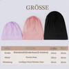 OLESILK Silk Bonnet Beanie for Day & Night, Silk/Modal Unisex