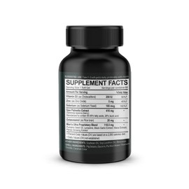 NANOWELL Men’s Ultra Saw Palmetto + Octacosanol Supplement with Vitamin D3, Zinc, and Selenium - Supports Prostate & Overall Wellness - 60 Softgels, 60 Day Supply