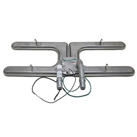 Fiesta OEM Aluminized Steel Burner & Electrode, Replaces SM125B-12, SM207A-12, SM5026-12, SM5027-12, SM5053-12