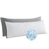 WhatsBedding Memory Foam Body Pillow with Removable Pillowcase-Fluffy Body Pillows