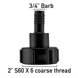 Ad-Blue Metal Fuel Gun White with ¾” Hose & Tank Adaptor Set - Ideal for refueling Vehicles, Machinery, and Equipment, The Fuel Gun ensures a Smooth and Reliable Operation Every time.