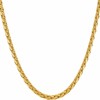 LIFETIME JEWELRY Weave Chain Necklace for Women and Men 24k