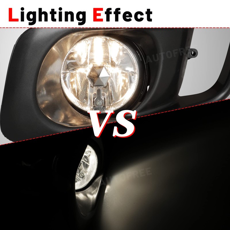 AUTOFREE Fog Lights Fit for Honda Civic 1999 2000 with