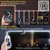 Dyna-Living 100FT White LED Storefront Lights APP Bluetooth & IR