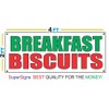 Breakfast Biscuits 2x4 Red White Green Banner Sign