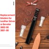 3002-00 Leather Replacement Blades - High Carbon Stainless Steel, Sharp