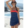 Beachsissi Bandeau Swimsuits for Women Strapless Swimwear Bathing Suits Tummy