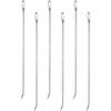 WILLBOND 6-Piece Stainless Steel Curved Poultry Trussing Needles for Securing