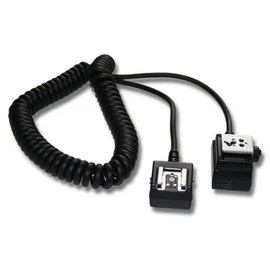vhbw TTL Flash Cable Compatible with Nikon D800, D7000, D7100, D700, D5200, D70, D60, D600, D80 Camera, Flash Synchronous Cable, 150 cm