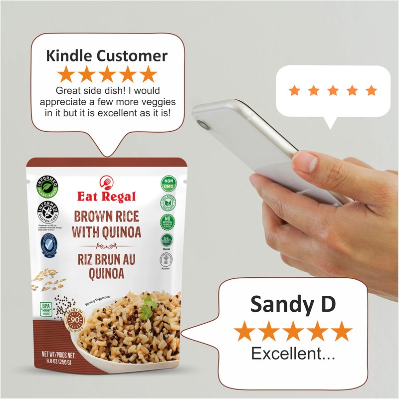 Eat Regal Ready to Eat Brown Rice with Quinoa Pack