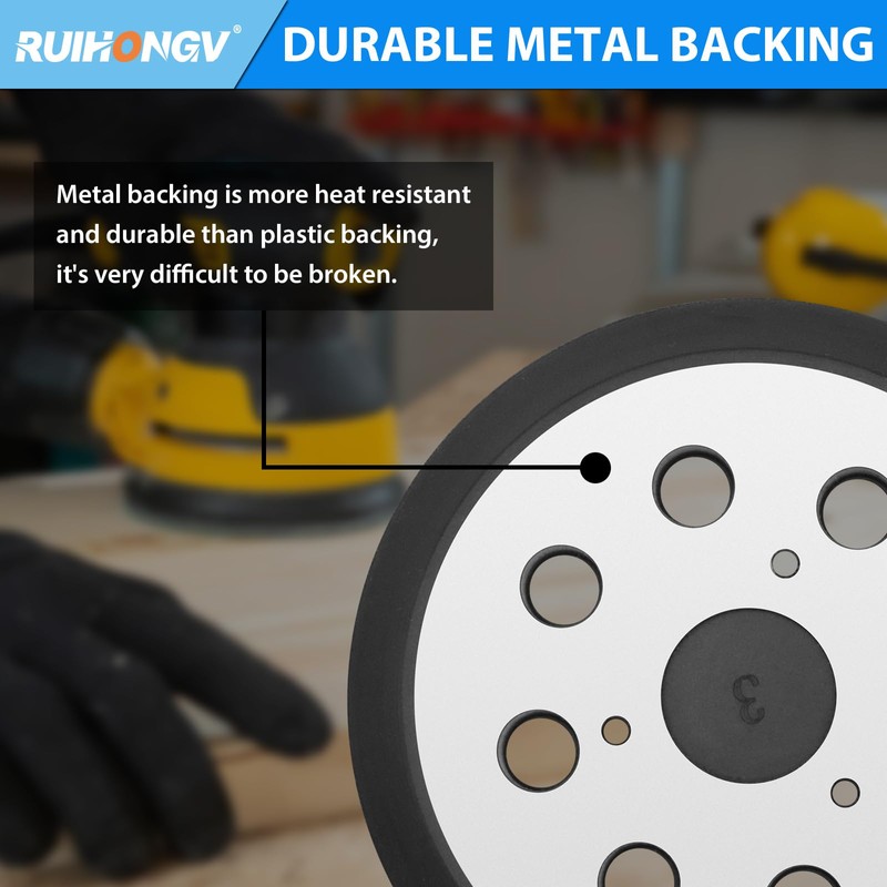 RUIHONGV 2 Pack Sander Replacement Pad for Dewalt, 5 inch