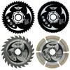4 x TopsTools CSK85_4 85mm 24T 44T 60T TCT HSS
