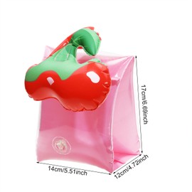 Swim Arm Floats Penta Angel 2Pcs PVC Cute Cartoon Inflatable Arm Band Flotation Sleeves Tubes Blow Up Water Rings for Little Girls Boys Summer Outdoor Swimming Pool Beach Party…