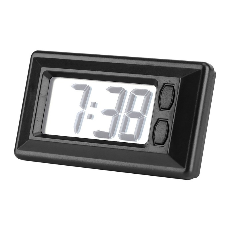 LCD Digital Table Car Dashboard Desk Electronic Clock With Date