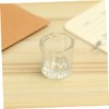 SAFIGLE 8Pcs Manicure Mixing Cups Durable Glass Nail Liquid Holders