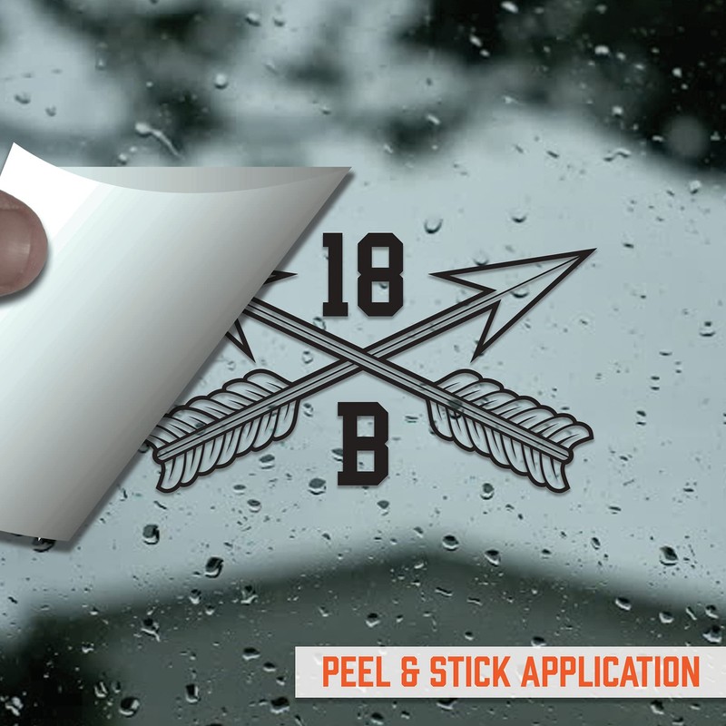 10-Pack Inkfidel 18B Special Forces Weapons Sergeant Crossed Arrows Vinyl