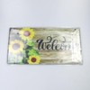 Global Trendy Sunflowers Welcome Sign Home Accents Handmade Welcome Sign