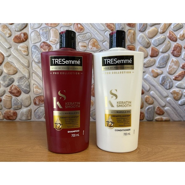 2PK TRESemme PRO COLLECTION KERATIN SMOOTH MARULA shampoo Conditioner 23.67 OZ