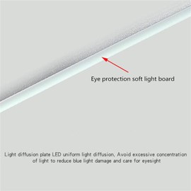 Lixada 10-Level Dimmable Eye Protection LED and Adjustable Clamp with 3 Lighting Colors and USB Powered (10W 36 LEDs) (5.5 x 12 x 38 cm) Rubber, White