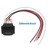 ECSiNG 2pcs KCD4 6 Pin Waterproof Switch with Instant Polarity