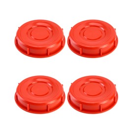 QWORK IBC Tote Lid Cover, 6.5" IBC Tank Water Liquid Tank Cap for Chemical, Food, Industries Storage, 4 Pack