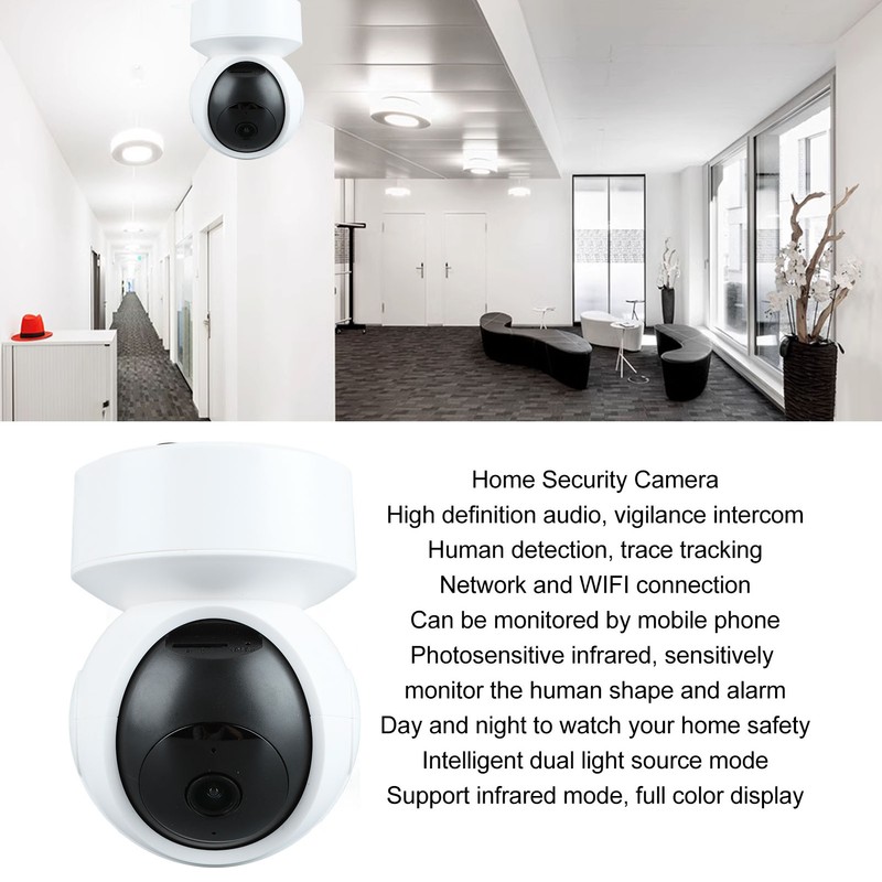 Home Security Camera 3MP HD Wireless WiFi Surveillance Camera Night