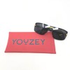 YOUZEY Black and Gold Polarized Sunglasses for Women Men Sporty