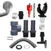 Rainwater Collection System,Rain Barrel Diverter Kit | Efficient Rain Catchment