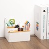 Jesustree Desk Organiser, 4 Compartments Desktop Office Organiser with Pen