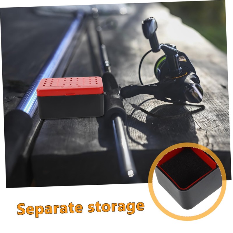 Kisangel Fishing Bait Cooler 2pcs Insulated Fish Container for Red