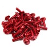 AUTUT Red Painted Motorcycle Fairing Fastener Hexagon Bolts Screws M6
