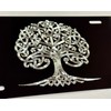 Celtic Tree of Life Car Tag Diamond Etched Vanity Front