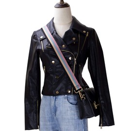 Allzedream Purse Strap Replacement Crossbody Handbag Stripe Wide Adjustable (Blue Black)