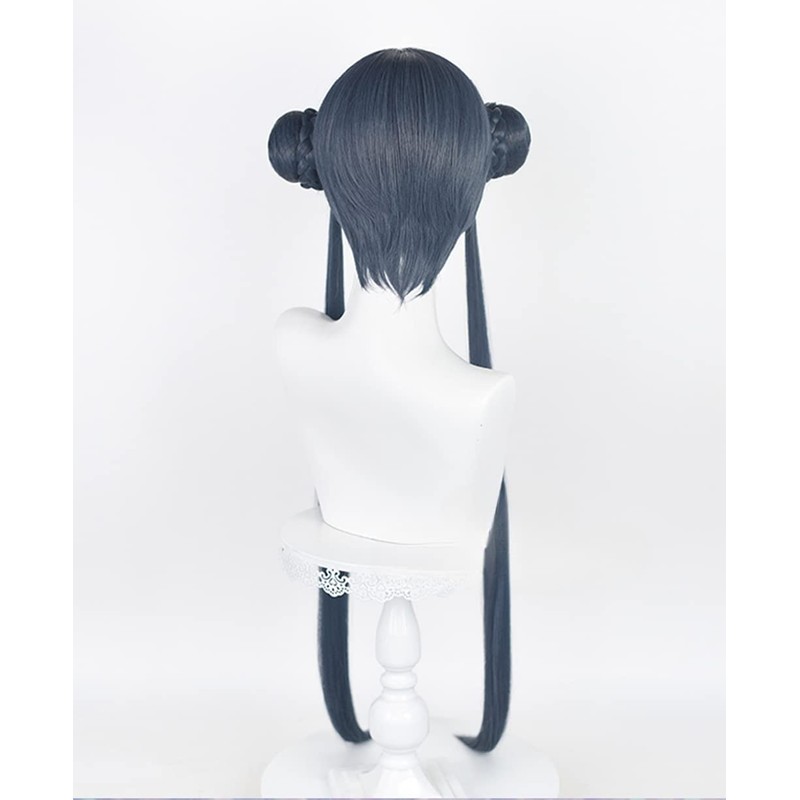 Cosplay Wig, Net Included, Kisaki, Wind, Chinese, Heat Resistant, Ash