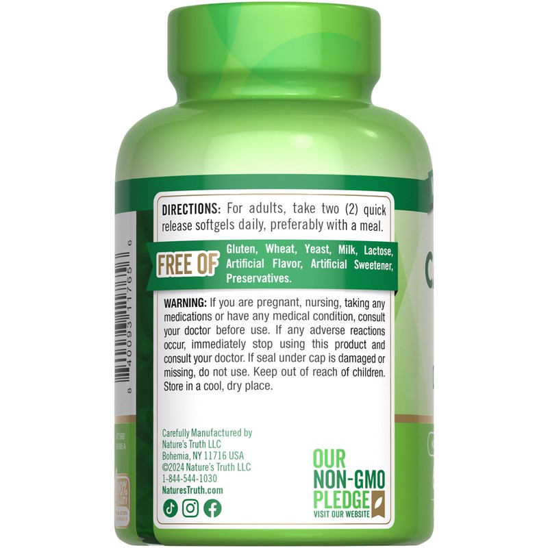 Nature's Truth Calcium 1200mg with Vitamin D3 5000 IU |