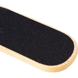 Foot File with Wooden Handle for Heel Callus Removal Professional Foot Care Cracked Heel Treatment Callus Removal Wet and Dry Application